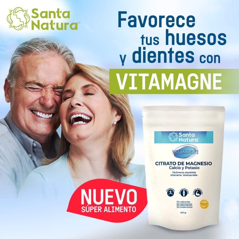 Magnesio, Calcio y potasio Natural Santa Natura